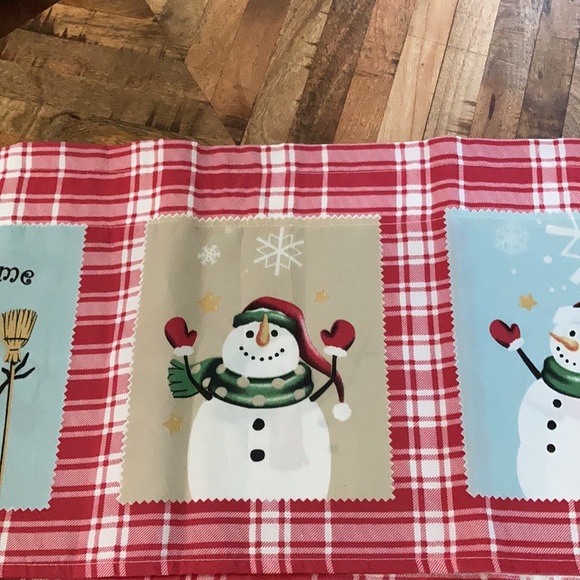 Snowman table runner - Picture 4 of 9
